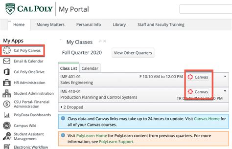 cal poly student portal|login .